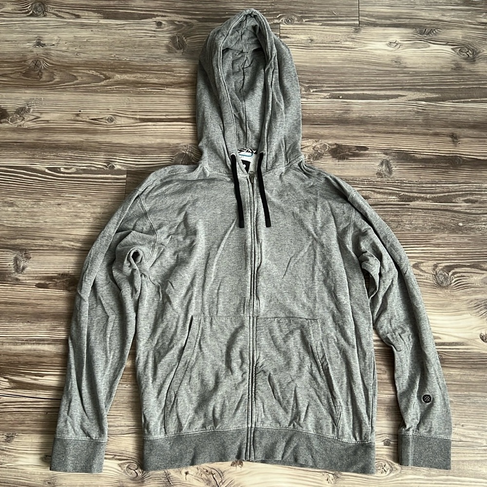 Stance Shelter Zip Hoodie Butterblend Gray Heathered Unisex
